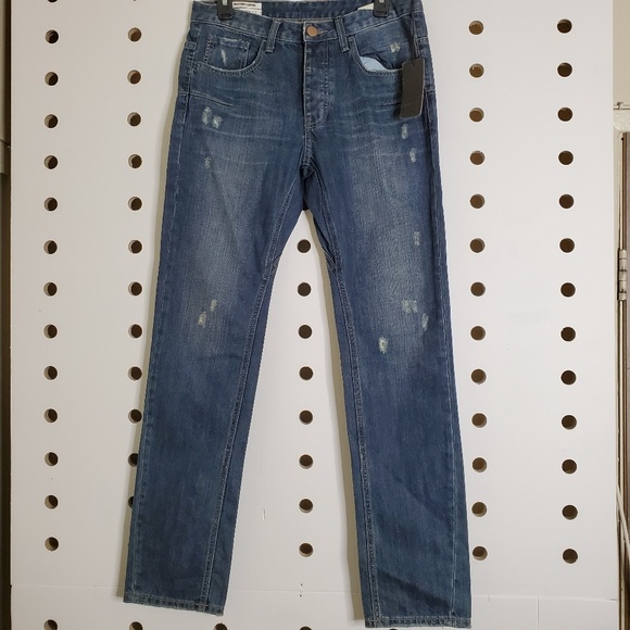 One Teaspoon Other - Man X One Teaspoon Mr White Distressed Jeans